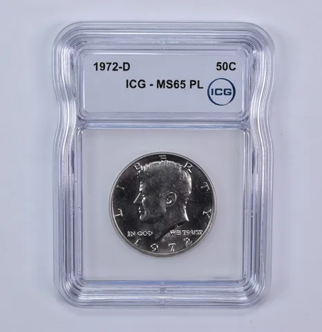 1972-D Kennedy Half Dollar MS65 PL ICG