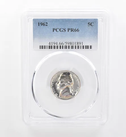 1962 Jefferson Nickel PR66 PCGS Beautiful Tone *1812