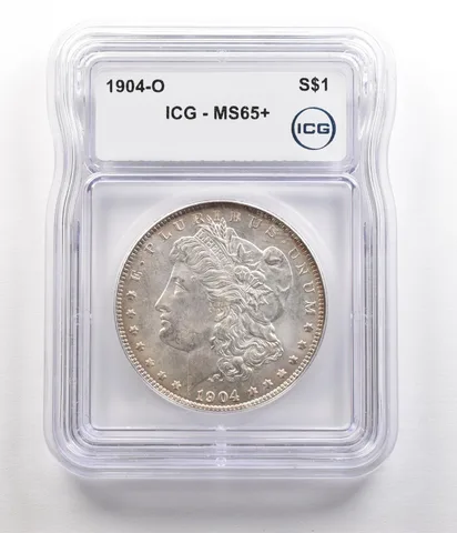 1904-O Morgan Silver Dollar MS65+ ICG a5512