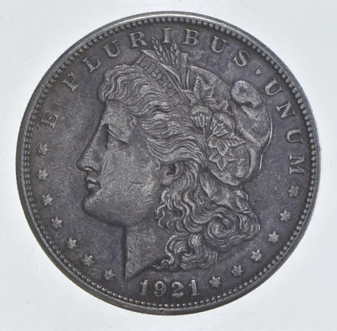 1921-S Morgan Silver Dollar - Last Year Issue 90% $1 Bullion *540