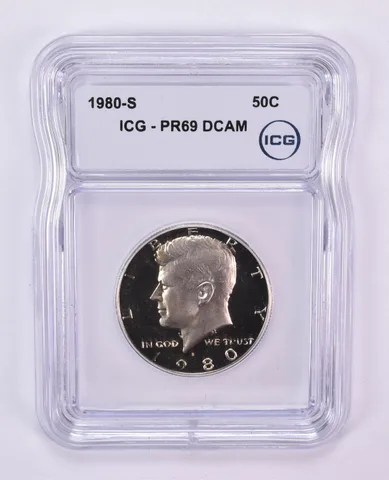 1980-S Kennedy Half Dollar PR69 DCAM ICG