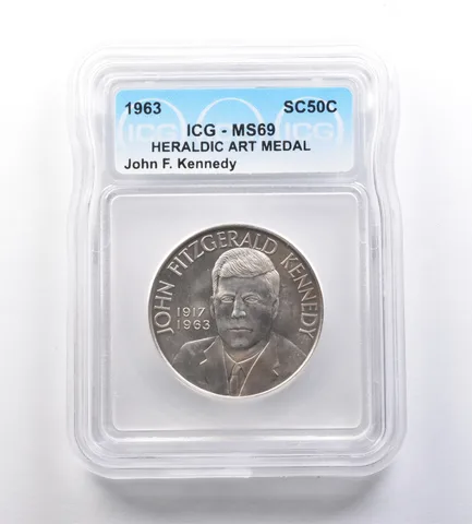 1963 So-Called Half Dollar John F Kennedy MS69 ICG *7153
