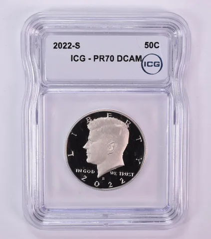 2022-S Kennedy Half Dollar PR70 DCAM ICG