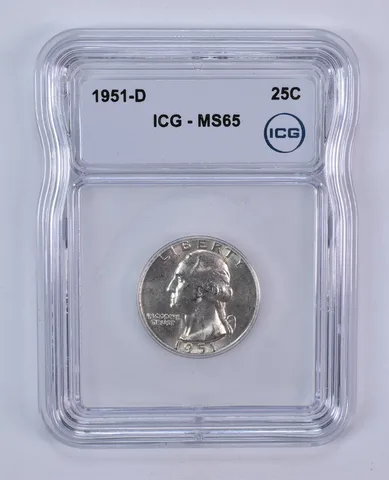 1951-D Washington Quarter MS65 ICG