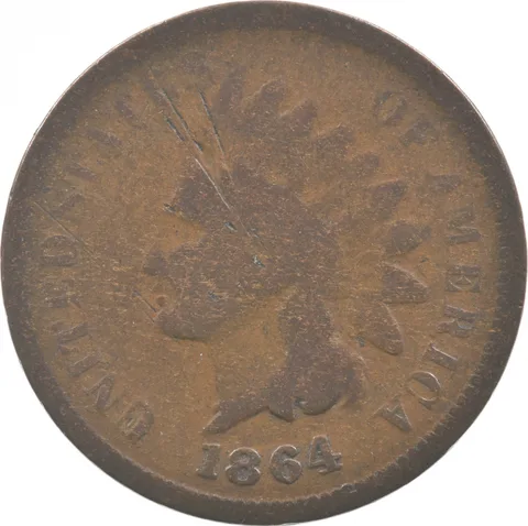 1864 L Indian Head Cent a2013