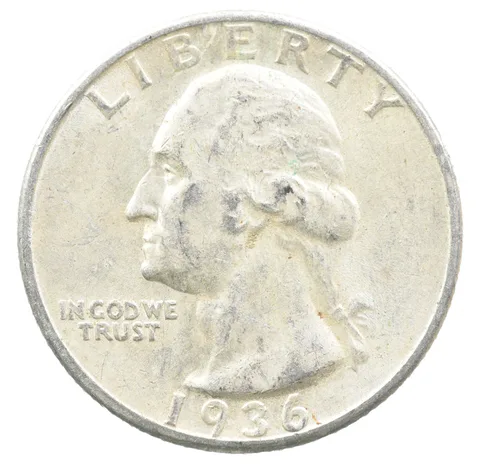 1936 Washington Quarter a3189