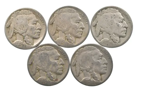 BETTER Lot 1927-S 1927-S Worn Date 1928-S 1929-S Buffalo Nickel Collection *106