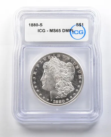 1880-S Morgan Silver Dollar MS65 DMPL ICG *0327