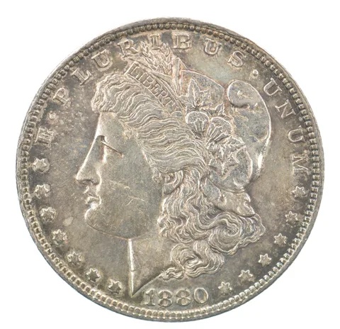 1880-O Morgan Silver Dollar Beautiful Tone a1941