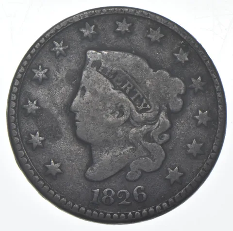 1826 Matron Head Large Cent *8422