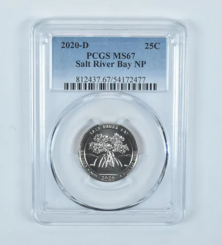 2020-D Washington Quarter ATB Salt River Bay MS67 PCGS