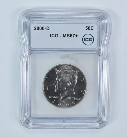 2000-D Kennedy Half Dollar MS67+ ICG