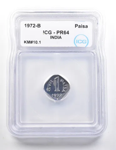 1972 B India Paisa KM#10.1 PR64 ICG *3685