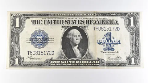 1923 $1 Silver Certificate Large Note Blue Seal FR#237 *0765