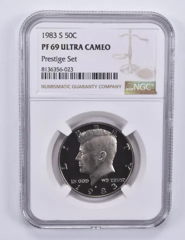 1983-S Kennedy Half Dollar Prestige Set PF69 UCAM NGC Brown Label