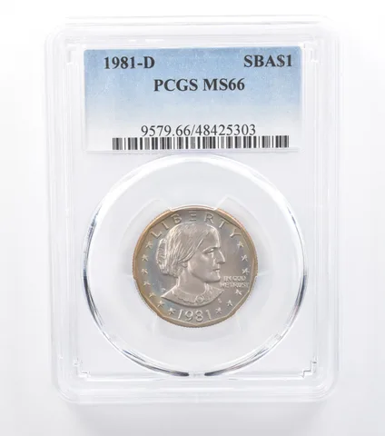 1981-D Susan B Anthony $1 MS66 PCGS Beautiful Tone a7739