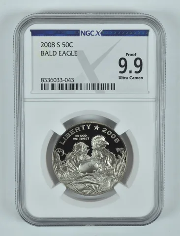 2008-S Bald Eagle Commemorative Half Dollar Proof 9.9 UCAM NGC X NGCX