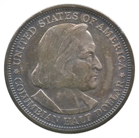 1892 Columbian Exposition Commemorative Half Dollar a2511