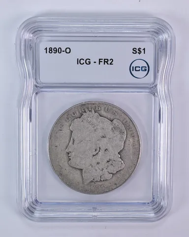 1890-O Morgan Silver Dollar FR2 ICG Lowball