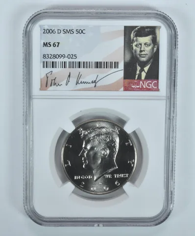 2006-D Kennedy Half Dollar SMS MS67 NGC Special Label