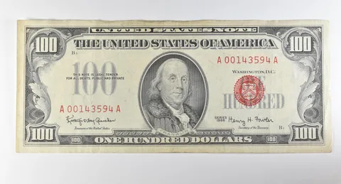 1966 $100 United States Note Red Seal *0356