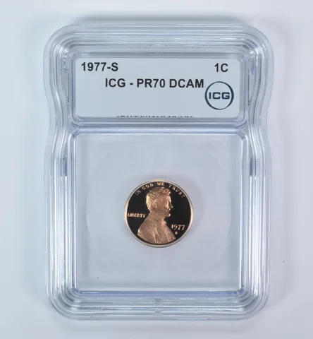 1977-S Lincoln Memorial Cent PR70 DCAM ICG