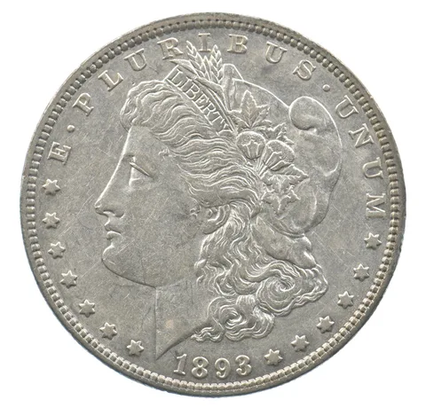 1893 Morgan Silver Dollar *7798