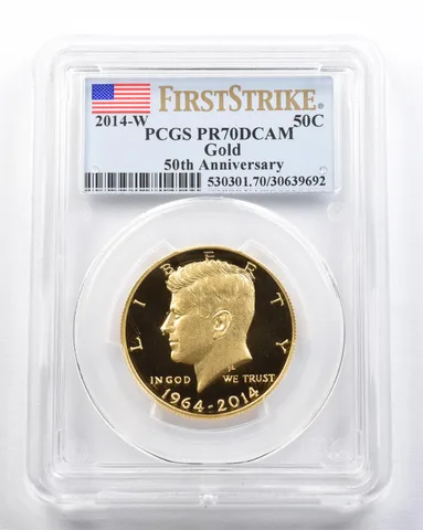 2014-W Gold Kennedy Half Dollar First Strike PR70 DCAM PCGS *2123