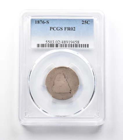1876-S Seated Liberty Quarter FR02 PCGS Lowball a9944