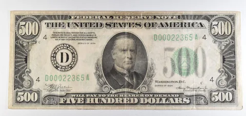 1934 $500 Cleveland OH FRN Fr#2201-D Green Seal *5750
