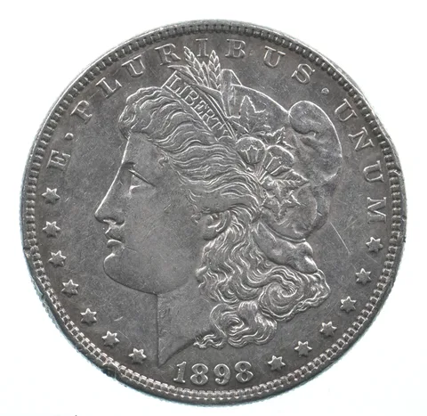 Early - 1898 Morgan Silver Dollar - 90% US Coin *773