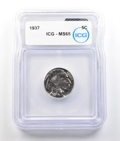 1937 Indian Head Buffalo MS65 ICG *0764