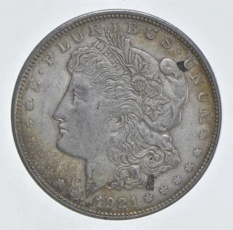 1921-D Morgan Silver Dollar - Last Year Issue 90% $1 Bullion *541