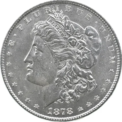 1878 Morgan Silver Dollar 8TF *2691