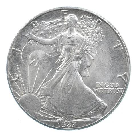 Better Date 1987 American Silver Eagle 1 Troy Oz .999 Fine Silver *774