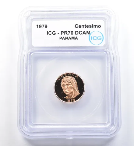 1979 Panama Centesimo PR70 DCAM ICG a1112