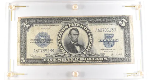 1923 $5 Silver Certificate Large Note Blue Seal Fr#282 *2775