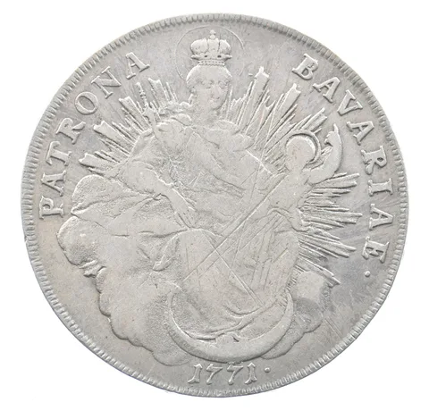 1771 German State Bavaria Thaler a5098