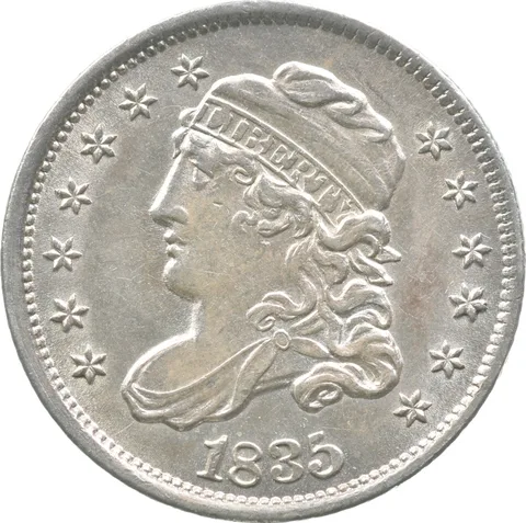 1835 Capped Bust Half Dime a9041
