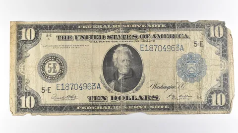 1914 $10 Richmond VA FRN Large Note Blue Seal *3092
