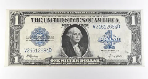 1923 $1 Silver Certificate Large Note Blue Seal *2996