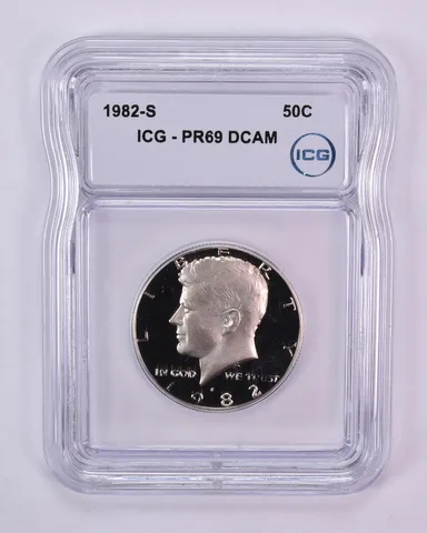 1982-S Kennedy Half Dollar PR69 DCAM ICG