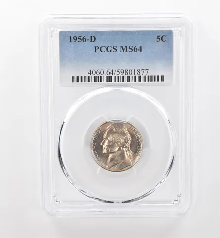 1956-D Jefferson Nickel MS64 PCGS Beautiful Tone *1787
