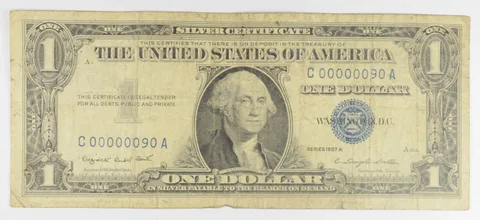 1957-A $1 United States Silver Certificate Single Digit LOW Serial Number *1110