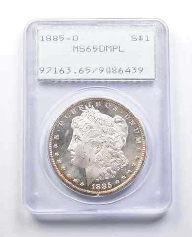 MS65 DMPL 1885-O Morgan Silver Dollar PCGS Rattler Upgrade? *5044