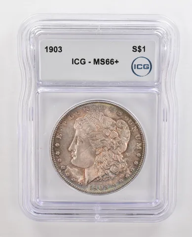 1903 Morgan Silver Dollar MS66+ ICG Beautiful Tone *4364
