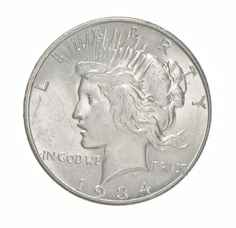 1934-D Peace Silver Dollar a3271