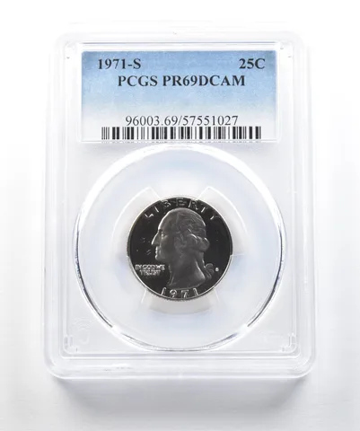 1971-S Washington Quarter PR69 DCAM PCGS