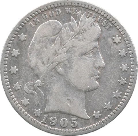 1905-S Barber Quarter *3448