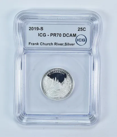 2019-S Washington Quarter ATB Silver Frank Church River PR70 DCAM ICG